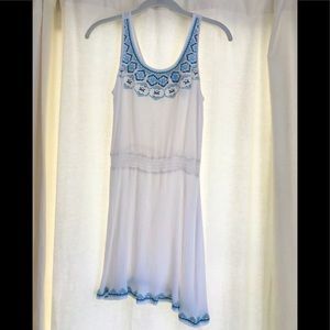 Sheer beach cover-up dress
